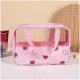 eCarla Ecarla Kosmetyczka rozkładana przenośna kuferek rozmiar M 31x10x20cm TRUSKAWKI KS148 5