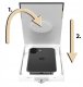 OSOVA SZKŁO PRYWATYZUJĄCE OSOVA do iPhone 16 SZYBKA Z APLIKATOREM zestaw 2 sztuki 7