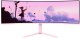 Monitor Arozzi Arozzi TFT Nova 49" VA 165Hz curved pink 1