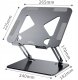 Media-Tech Podstawka pod laptopa 10-17" MT2661 ANTYPOŚLIZGOWA Z REGULACJĄ MEDIA-TECH 7