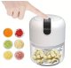 Rozdrabniacz Mobilari Bezprzewodowy przenośny rozdrabniacz do żywności z pojemnikiem 250ML Elektryczny mini rozdrabniacz do czosnku Blender do orzechów 4