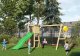 Plum Plac zabaw drewniany DUMO Przytulny Zakątek 3 ze zjeżdżalnią 220 cm i podwójną huśtawką 14