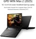 Laptop Lenovo Laptop GPD-WinMax2-8840U32001 Ryzen 7 8840U/10.1" WQXGA (2560x1600) Touchscreen/32GB/SSD 1TB/BT/BLKB/FPR/AMD Radeon 780M 6GB/Win 11 Graphite 2