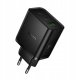 Ładowarka Hoco Ładowarka sieciowa do telefonu Hoco 2x USB C + USB A QC3.0 PD 3A 65W N75 czarna 1