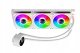Chłodzenie wodne GameMax Gamemax CPU Liquid Cooler | ICEBURG 360 DIGITAL WH | White | Intel, AMD 3