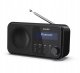 Radio Sharp Radioodbiornik przenośny Sharp Tokyo DR-P421 BK Radio DAB+ Bluetooth Czarny 3