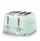 Toster Smeg Toster czteroszczelinowy Smeg TSF03PGEU 4 Tosty Grzanki Rozmrażanie 2000W 1