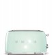 Toster Smeg Toster dwuszczelinowy Smeg TSF02PGEU 4 Tosty Grzanki 1500W Zielony 1