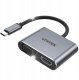 HUB USB Unitek Unitek Hub USB-C do HDMI 2.0 4K 60Hz, VGA, USB-A i PD 100W D1049A 1
