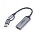 Adapter AV Unitek Rejestrator Video Grabber HDMI Unitek USB-C/A 8