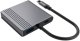 HUB USB Gembird GEMBIRD Adapter USB Type-C 3w1 port USB + HDMI + PD kolor szary 3
