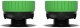SteelSeries KontrolFreek Minecraft Thumbsticks Creeper Edition Xbox zielony - Pokrowiec na kontroler 2200-XBX (5707119064392) 2