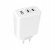 Ładowarka Xqisit Ładowarka sieciowa Xqisit dual 2x USB-C - 67W Power Delivery 3.0 GaN Biały 1