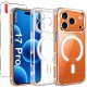 krainaGSM Etui Magnetyczne Przezroczyste do iPhone 17 Pro |do MAGSAFE CASE + Szkło 9H 1