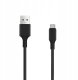 Ładowarka Setty ładowarka sieciowa 1x USB 3A czarna + kabel USB-C 1,0 m 5