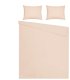 Domoletti BED COV SET STRIPED SATEEN SAND 160X200 1