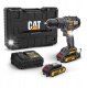 Wiertarko-wkrętarka Caterpillar Bezszczotkowa Wiertarko-Wkrętarka udarowa CAT DX12 18V 65Nm 1