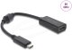 Adapter AV Delock USB Type-C Adapter do HDMI (DP Alt Mode) 8K 60 Hz z HDR i HDCP czarny 1
