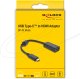 Adapter AV Delock USB Type-C Adapter do HDMI (DP Alt Mode) 8K 60 Hz z HDR i HDCP czarny 3
