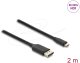 Kabel Delock USB Type-C do Kabel DisplayPort (DP Alt Mode) 8K 60 Hz z funkcja HDR 2 m czarny 2