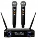 Mikrofon DNA 2x MIKROFON BEZPRZEWODOWY DYNAMICZNY STACJA UHF ZESTAW KARAOKE DJ DNA DVS2 2