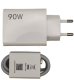 Ładowarka Ugreen Ładowarka 90W + kabel USB-A do USB-C (1m) kompatybilna z Xiaomi/POCO/Redmi 9