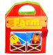LeanToys Książeczka Edukacyjna Sensoryczna Filcowa 3D Zwierzęta Domowe Farma 3