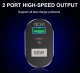 Ładowarka Alogy Ładowarka sieciowa szybka 65W GaN, USB C USB A czarna 6