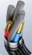 Kabel USB Kontext Kabel Toocki USB-C do USB-C 100W 2m 480Mb/s czarny 3