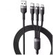Kabel USB Kaku Kabel Toocki USB 3w1 USB-C, Micro, Lightning 100W, 1.2m, 3 końcówki do ładowania 1