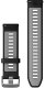 Garmin Szybkozłączny pasek silikonowy 22 mm Czarny/Jasnoszary 2