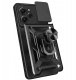 Hello Case Etui Pancerne Do Xiaomi Redmi 12 4G / 5G (Czarne, Armor, Ochronne) Szkło 4