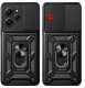 Hello Case Etui Pancerne Do Xiaomi Redmi 12 4G / 5G (Czarne, Armor, Ochronne) Szkło 5