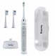 Szczoteczka SZCZOTECZKA SONICZNA DO ZĘBÓW 4 TRYBY BAZA ŁADUJĄCA + ETUI + 2 Koncówki 1