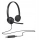 Słuchawki Logitech Słuchawki komputerowe Logitech USB Headset H340 Nauszne Mikrofon Czarne 2