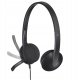 Słuchawki Logitech Słuchawki komputerowe Logitech USB Headset H340 Nauszne Mikrofon Czarne 4