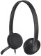 Słuchawki Logitech Słuchawki komputerowe Logitech USB Headset H340 Nauszne Mikrofon Czarne 5