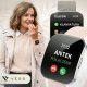 Smartwatch VESS SMARTWATCH ZEGAREK DAMSKI ZAOKRĄGLONY EKRAN 3D MENU PL AMOLED + 4 PASKI 12