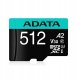 Karta ADATA Karta microSD Premier Pro 512 GB UHS1 U3 V30 A2 + adapter 3