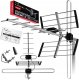 Antena RTV Antena zewnętrzna DVB-T2 UHF+VHF TAMDEL TAZ-08 1