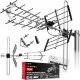 Antena RTV Antena zewnętrzna DVB-T2 UHF+VHF TAMDEL TAZ-19 1