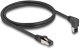 Delock DeLOCK Kabel sieciowy RJ45 Cat.8.1 S/FTP w górę pod kątem 90/prosty 1 m czarny 2