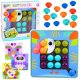 LeanToys Kreatywne Puzzle Geometryczne Mozaika Układanka Edukacyjna Grzybki 53 el. 1