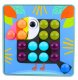 LeanToys Kreatywne Puzzle Geometryczne Mozaika Układanka Edukacyjna Grzybki 53 el. 2