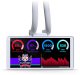 Chłodzenie wodne Phanteks Glacier One 360M25 LCD chłodzenie wodne AiO, 6-calowy wyświetlacz - 360mm, biały 2
