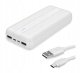 Powerbank Reinston Powerbank Reinston EPB028 20000 mAh USB-A / USB-C / microUSB Biały 1
