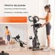 Vevor Rowerek treningowy stacjonarny rower do ćwiczeń fitness składany regulowany 6