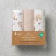 Bocioland 3008 PIELUSZKI MUŚLINOWE 70X70 3-PACK BEŻ BL300 3