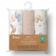 Bocioland 3008 PIELUSZKI MUŚLINOWE 70X70 3-PACK BEŻ BL300 10