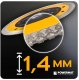 Powermat TARCZA DIAMENTOWA 125MM 1,4MM DO CIĘCIA BETONU GRESU CERAMIKI BRUKU SPIEKU 19